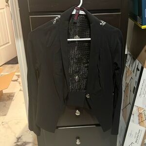 Blazer With Transparent Back Detailing